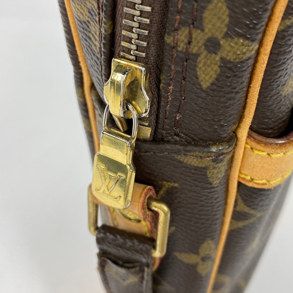 ルイ・ヴィトン ダヌーブ 斜め掛け ショルダーバッグ モノグラム ブラウン M45266 レディース 【中古】brbag