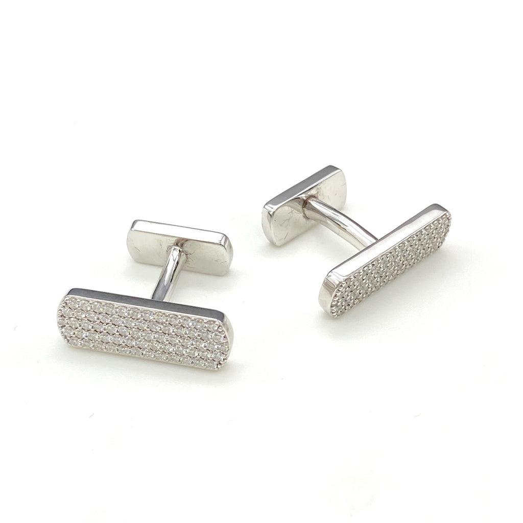 ティファニー メレダイヤ デザインカフス カフス 750 ダイヤモンド メンズ 【中古】brjwl