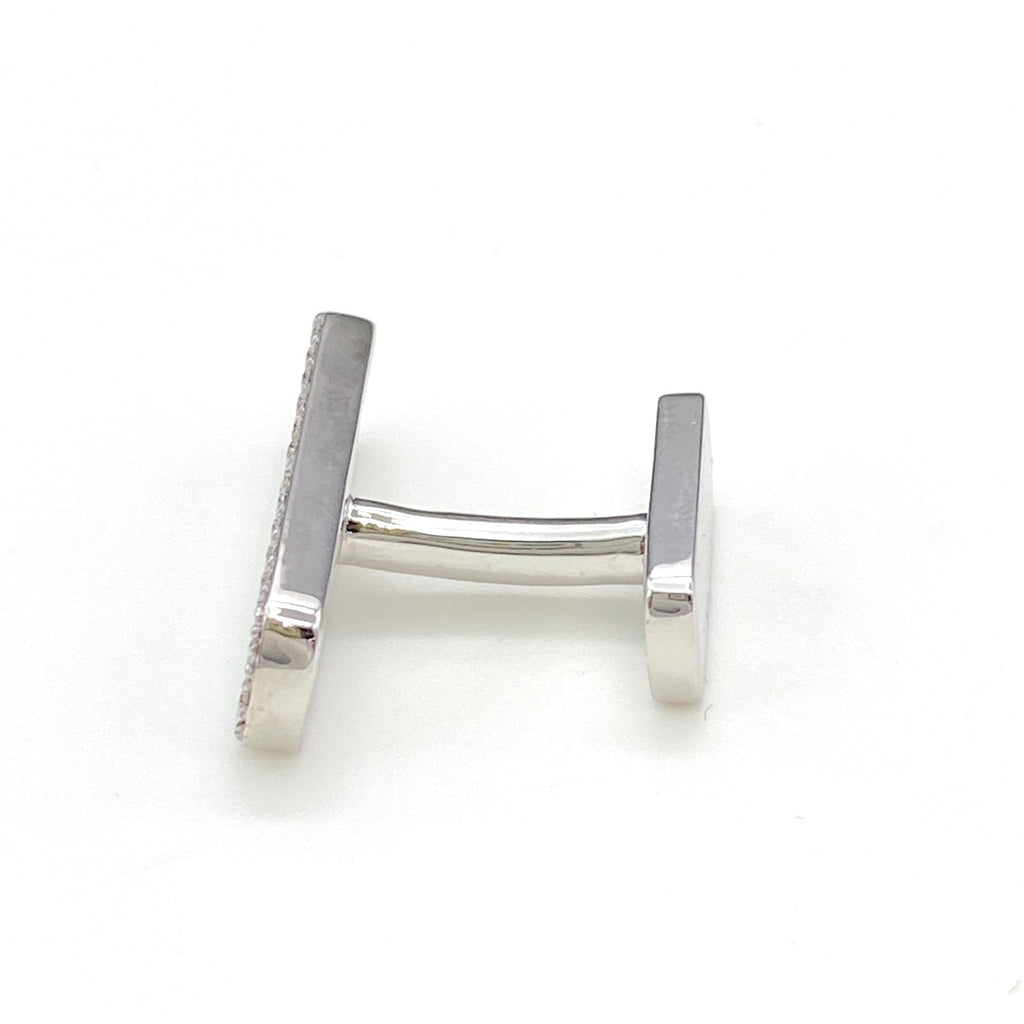 ティファニー メレダイヤ デザインカフス カフス 750 ダイヤモンド メンズ 【中古】brjwl