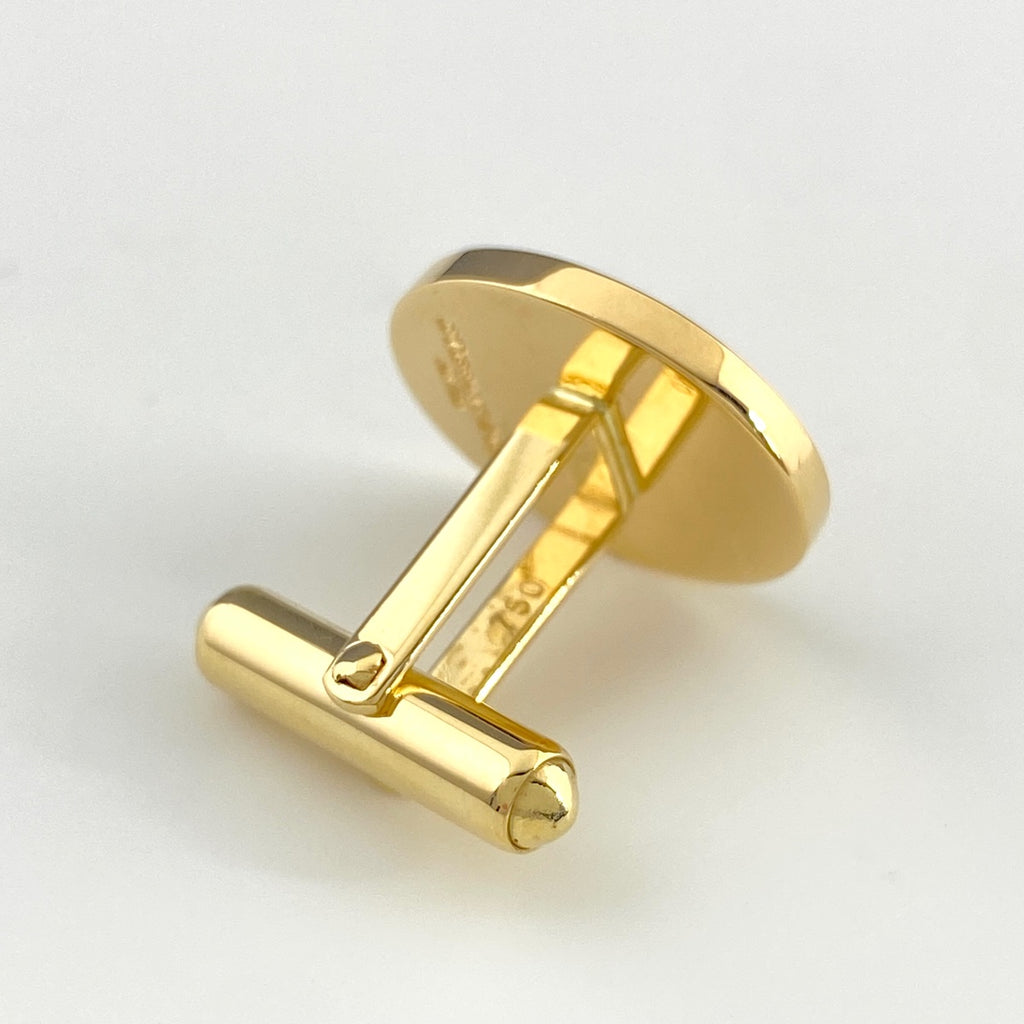 Tiffany ティファニー カフス 750×925 メンズ コンビ YG×SV Tiffany & Co. - ティファニー TIFFANY&Co. サファイヤ カフス