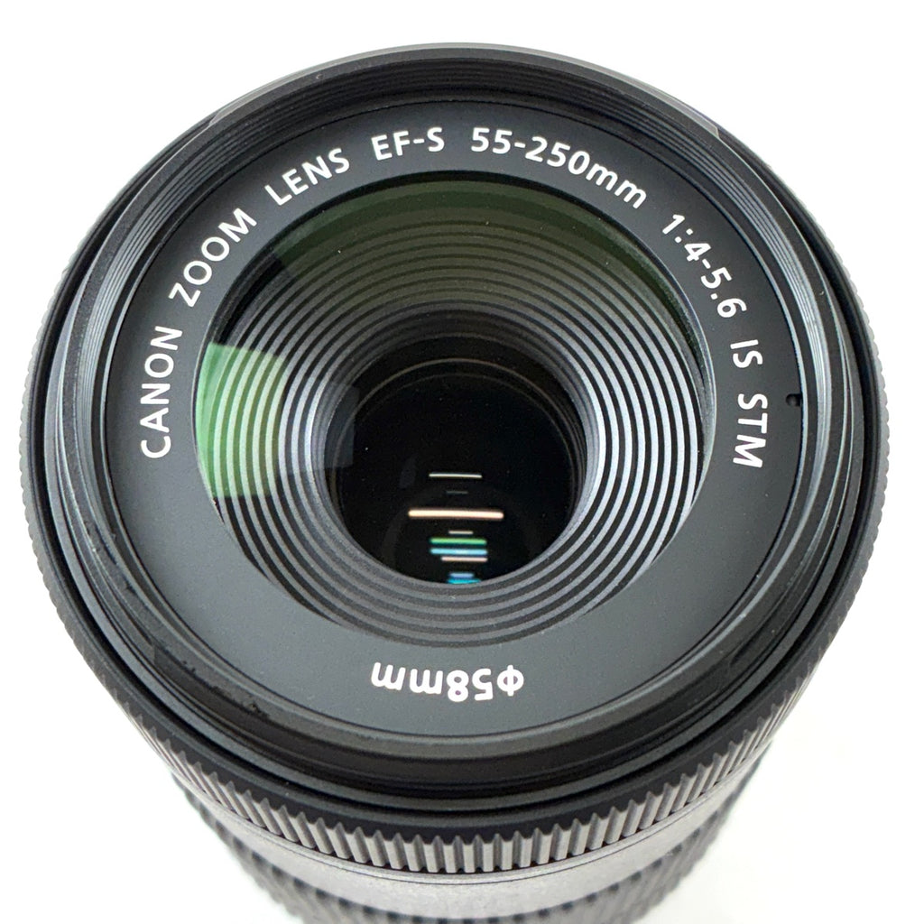 キヤノン Canon EF-S 55-250mm F4-5.6 IS STM 一眼カメラ用レンズ（オートフォーカス） 【中古】cambb