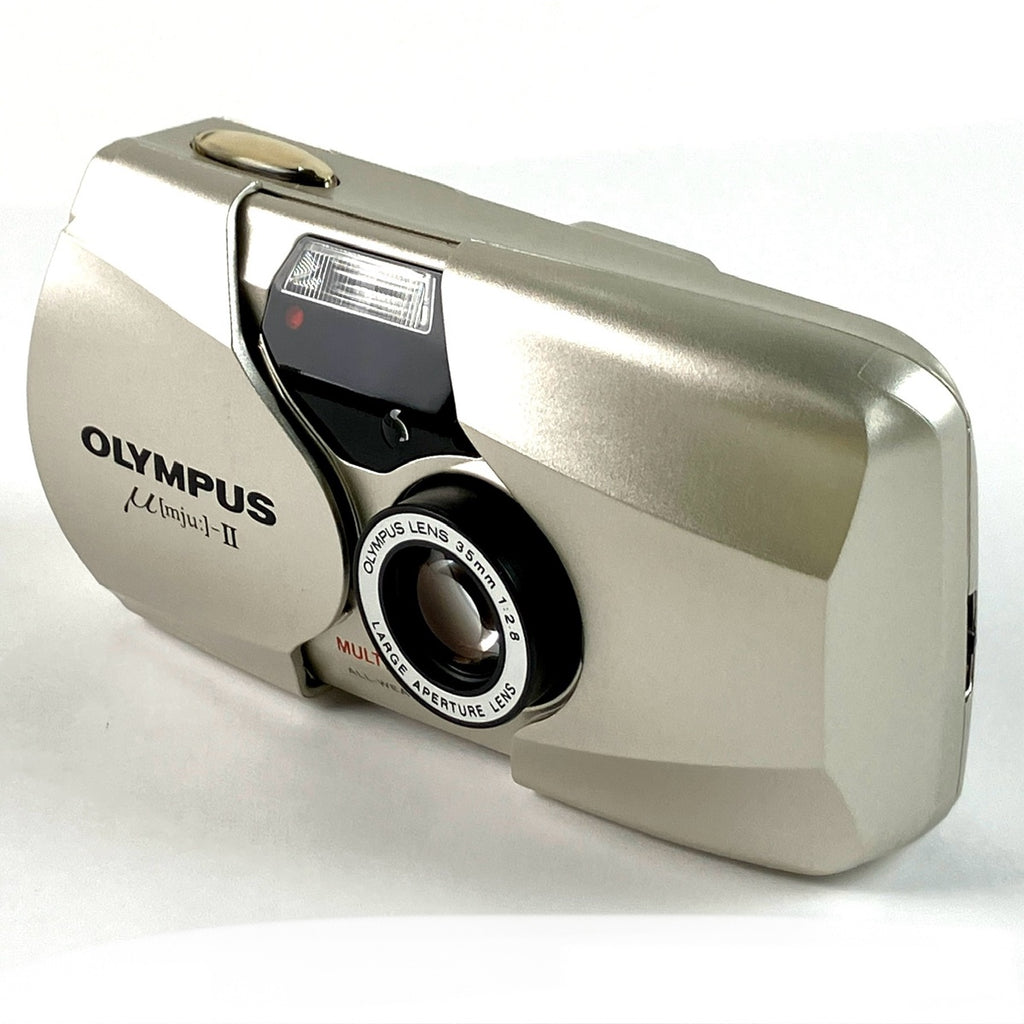 オリンパス OLYMPUS μ II ミュー［ジャンク品］ フィルム コンパクトカメラ 【中古】cambb