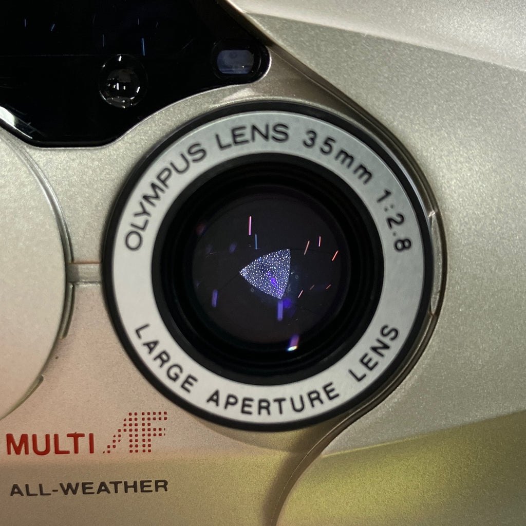オリンパス OLYMPUS μ II ミュー［ジャンク品］ フィルム コンパクトカメラ 【中古】cambb