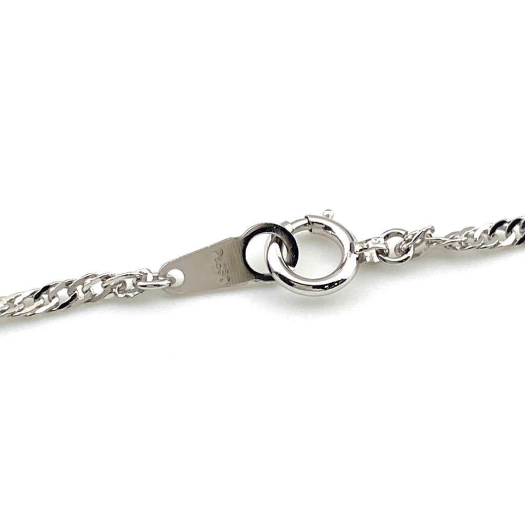 エメラルド デザインネックレス プラチナ ペンダント メレダイヤ ネックレス Pt900 Pt850 エメラルド レディース 【中古】nbjwl