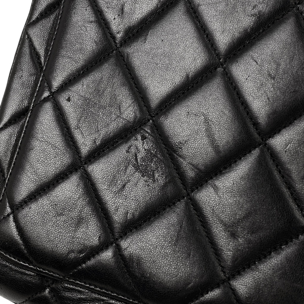 シャネル ココマーク チェーン ショルダーバッグ マトラッセ ショルダーバッグ レザー ブラック レディース 【中古】brbag