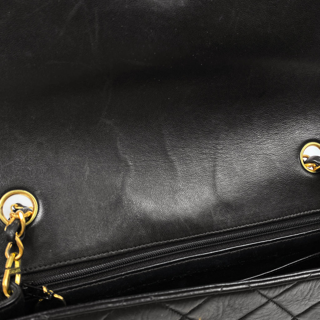 シャネル ココマーク チェーン ショルダーバッグ マトラッセ ショルダーバッグ レザー ブラック レディース 【中古】brbag
