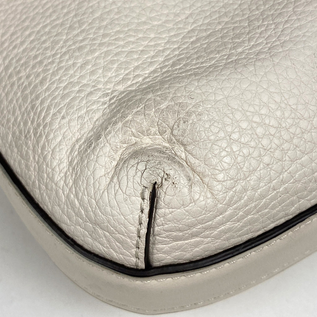 コーチ ロゴ ショルダーバッグ 斜め掛け ショルダーバッグ レザー オフホワイト F34823 レディース 【中古】brbag