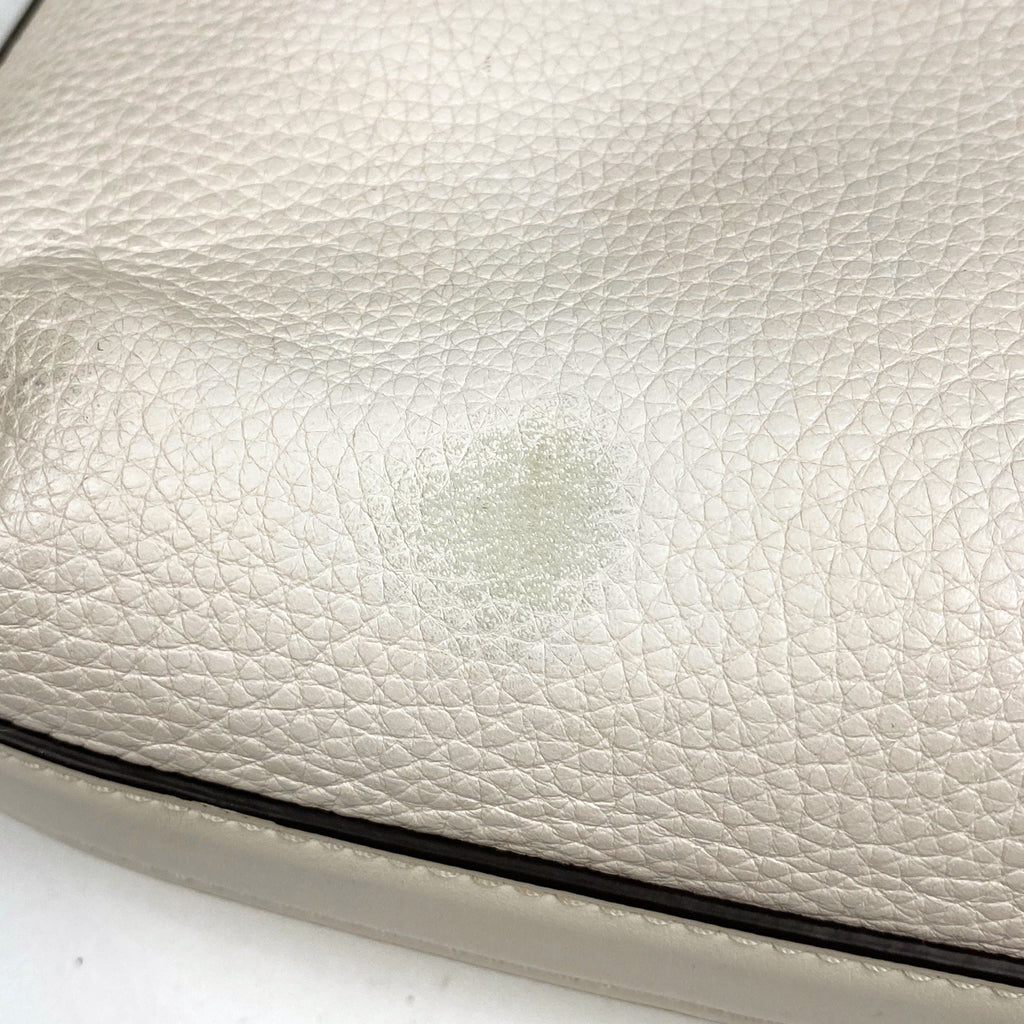 コーチ ロゴ ショルダーバッグ 斜め掛け ショルダーバッグ レザー オフホワイト F34823 レディース 【中古】brbag