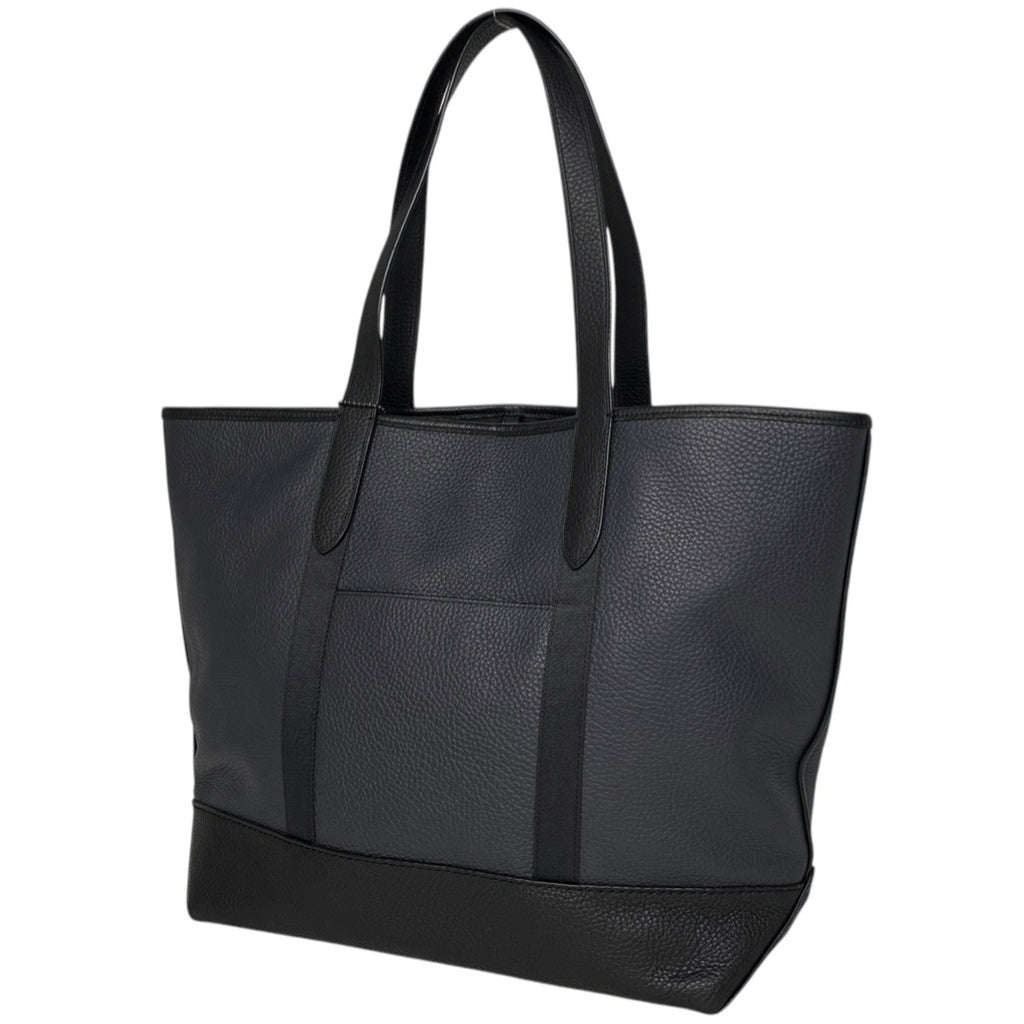 コーチ ロゴ トートバッグ ショルダーバッグ トートバッグ レザー ブラック ネイビー F23248 メンズ 【中古】brbag