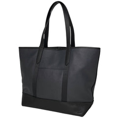 コーチ ロゴ トートバッグ ショルダーバッグ トートバッグ レザー ブラック ネイビー F23248 メンズ 【中古】brbag