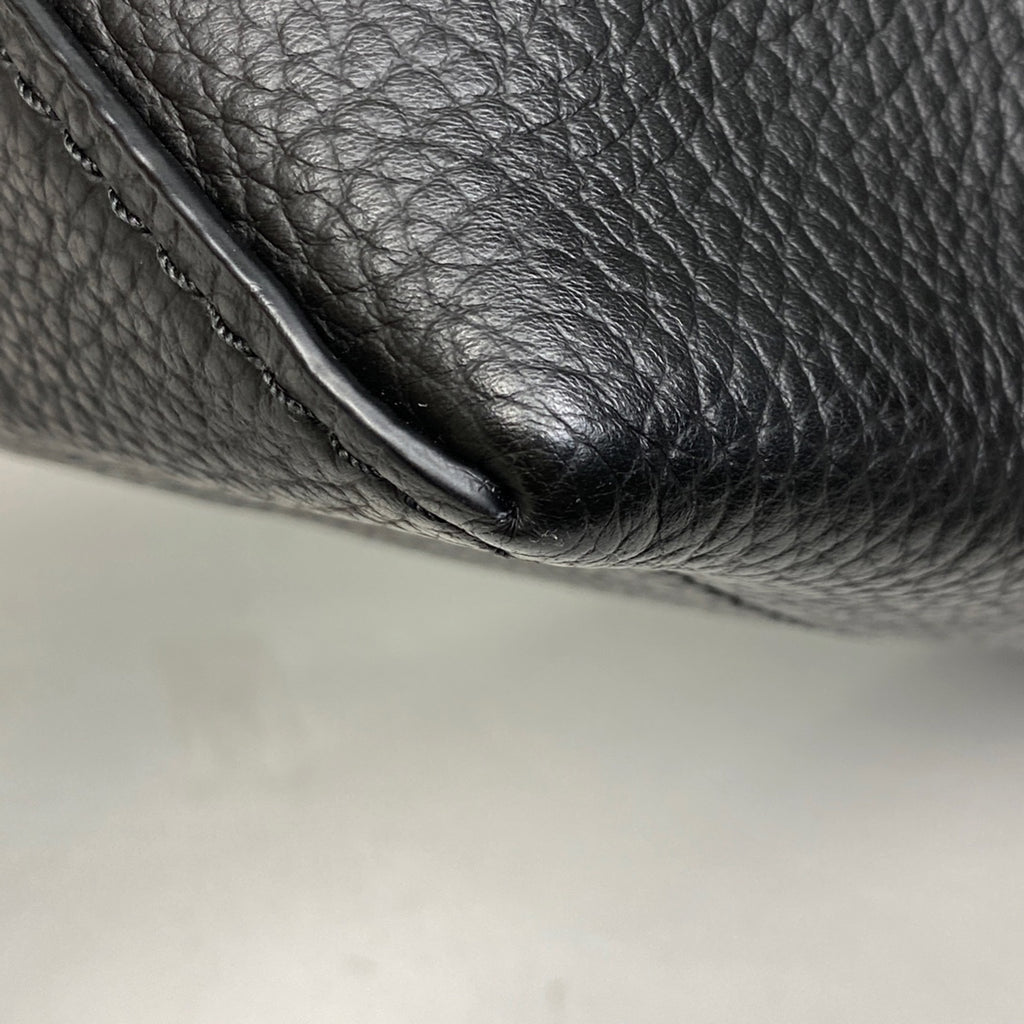 コーチ ロゴ トートバッグ ショルダーバッグ トートバッグ レザー ブラック ネイビー F23248 メンズ 【中古】brbag