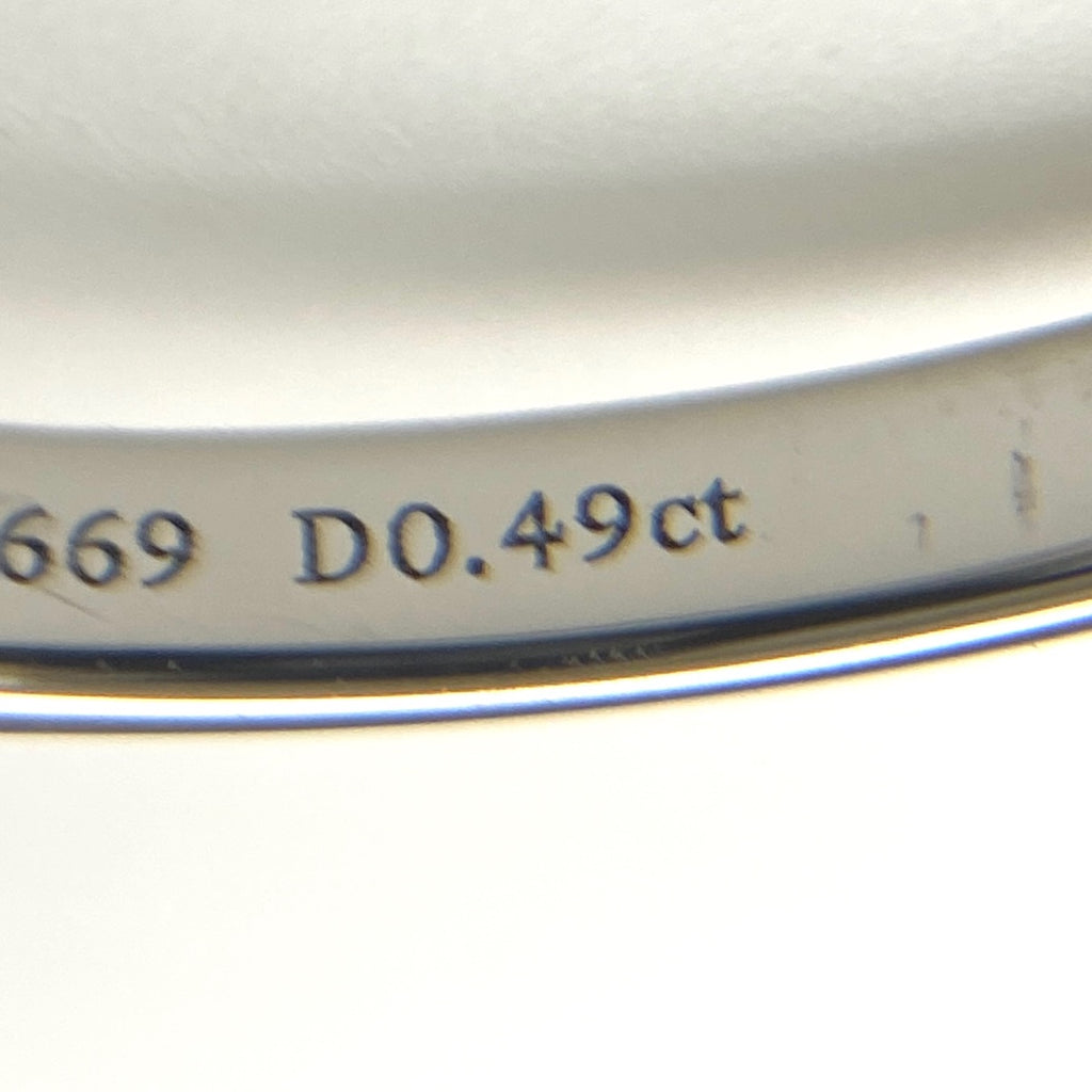 ティファニー ソリティア リング プラチナ ダイヤモンド ソリテール 1P 指輪 リング 17.5号 Pt950 ダイヤモンド レディース 【中古】brjwl