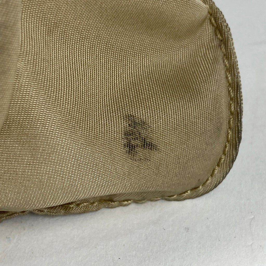 プラダ ロゴプレート ショルダーバッグ ナイロン ブラウン BT0520 レディース 【中古】 brbag