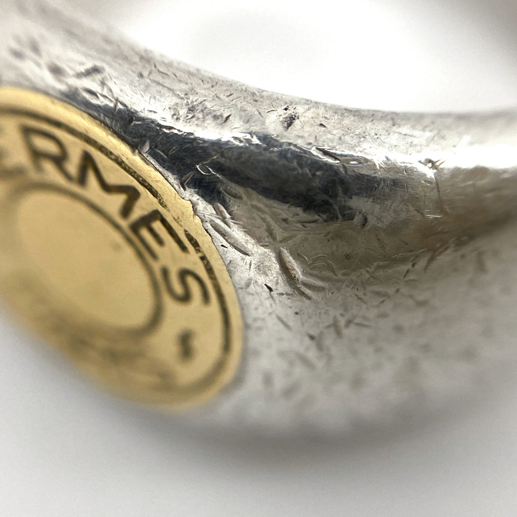 【最終値引き】 エルメス セリエ リング 指輪 リング 約13号 メタル シルバー レディース 【中古】 bracc