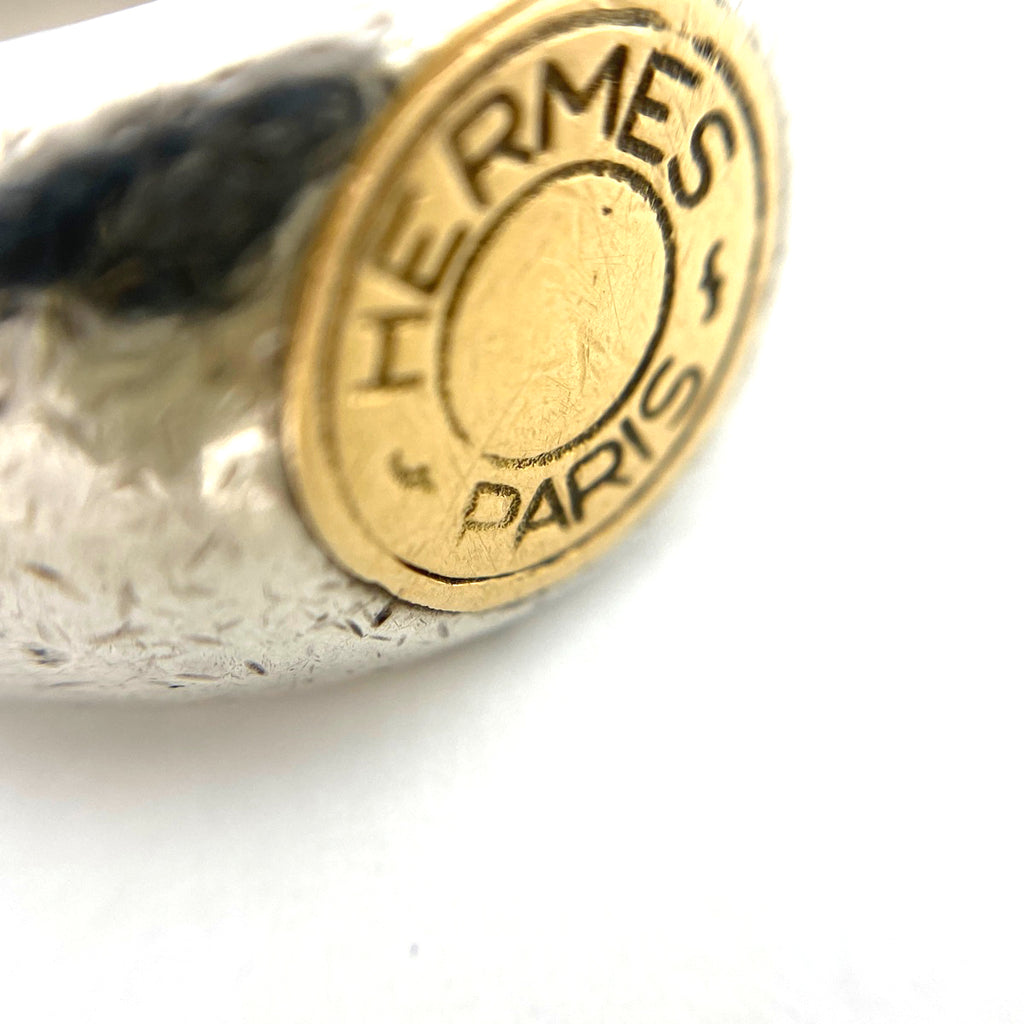 【最終値引き】 エルメス セリエ リング 指輪 リング 約13号 メタル シルバー レディース 【中古】 bracc