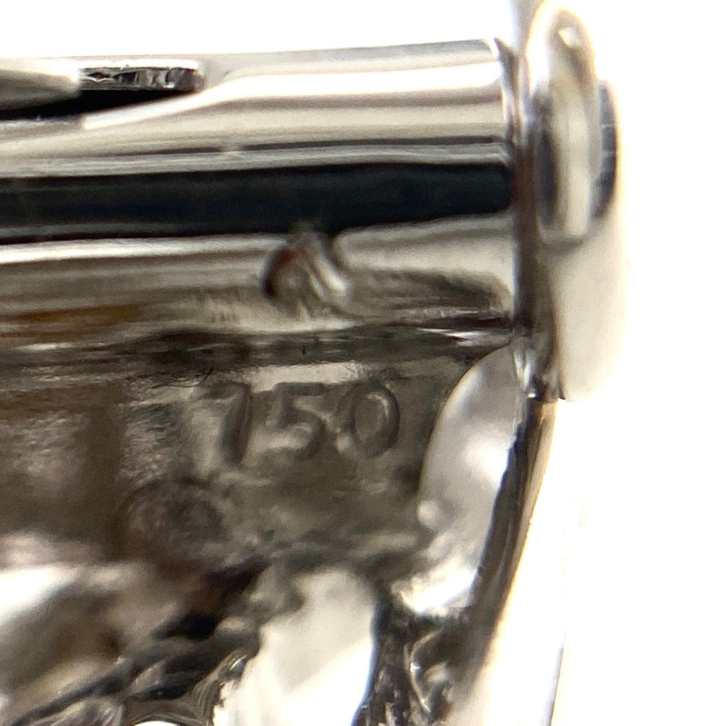 ハートモチーフ ペンダントトップ WG ホワイトゴールド メレダイヤ ブローチ 2WAY ペンダントトップ K18 WG ダイヤモンド レディース 【中古】nbjwl