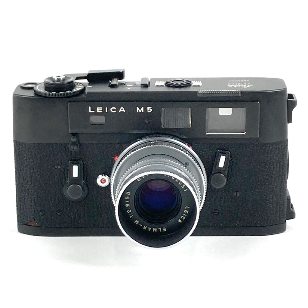 ライカ LEICA M5 ブラック + ELMAR-M 50mm F2.8 エルマー 沈胴 シルバー フィルム レンジファインダーカメラ 【中古】