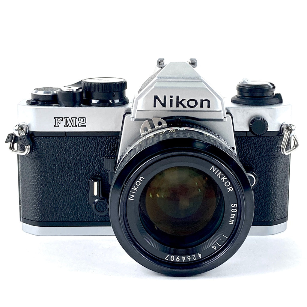 ニコン Nikon FM2 + Ai NIKKOR 50mm F1.4 フィルム マニュアルフォーカス 一眼レフカメラ 【中古】