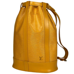 ルイ・ヴィトン ランドネ PM 肩掛け 巾着型 ショルダーバッグ エピ タッシリイエロー レディース 【中古】 brbag