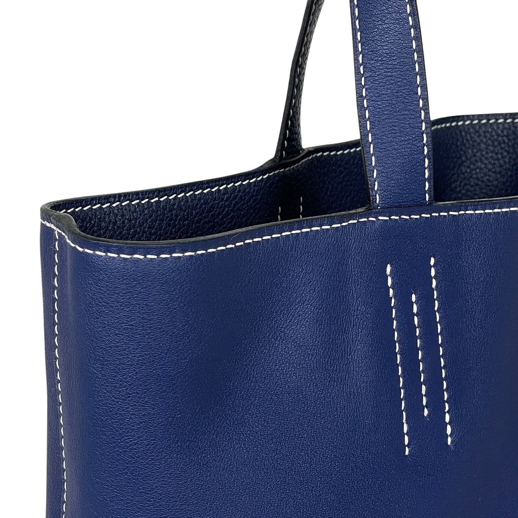 HERMES エルメス ドゥブルセンス 36 リバーシブル レザー トートバッグ バイセル公式】エルメス ドゥブルセンス 36 リバーシブル