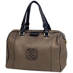 ロエベ アナグラム ハンドバッグ 2WAY ショルダーバッグ ハンドバッグ レザー ブラウン レディース 【中古】brbag