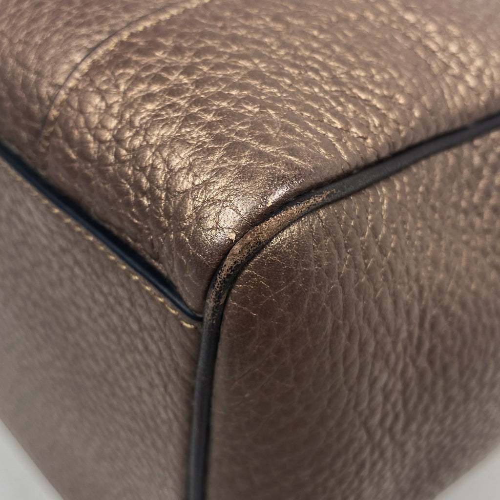 ロエベ アナグラム ハンドバッグ 2WAY ショルダーバッグ ハンドバッグ レザー ブラウン レディース 【中古】brbag