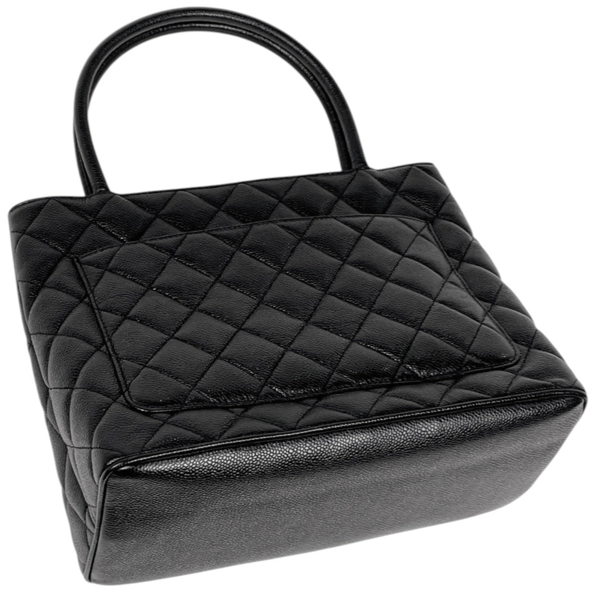 シャネル ハンドバッグ トートバッグ キャビアスキン ココマーク ブラック 黒 楽天市場】美品 シャネル CHANEL キャビアスキン ココマーク