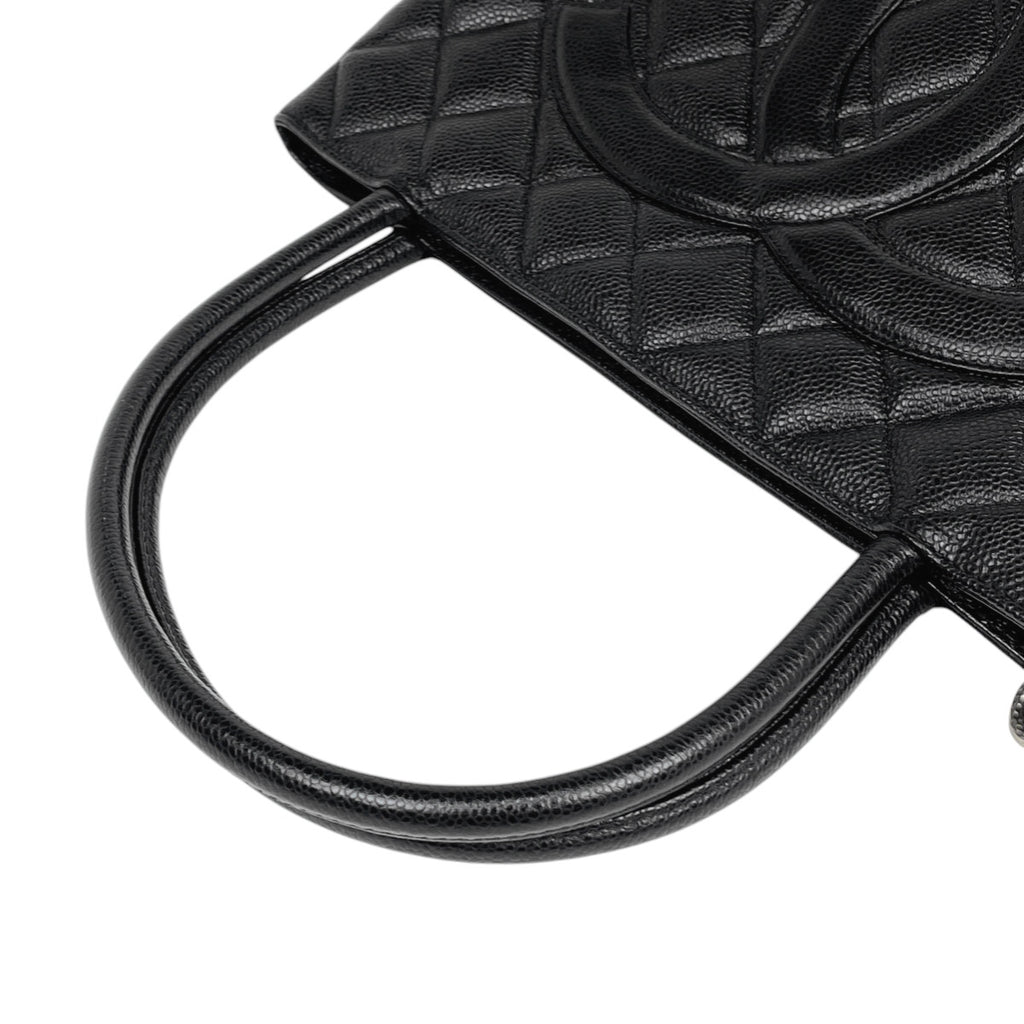 CHANEL 復刻トート キャビアスキン A01804 ハンドバッグ 9409 バイセル公式】シャネル 復刻トート ハンドバッグ ココマーク
