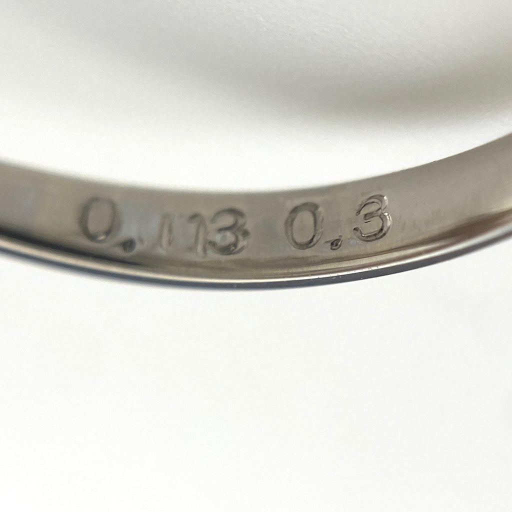 メレダイヤ デザインリング プラチナ 指輪 リング 9号 Pt900 K18 ダイヤモンド レディース 【中古】nbjwl