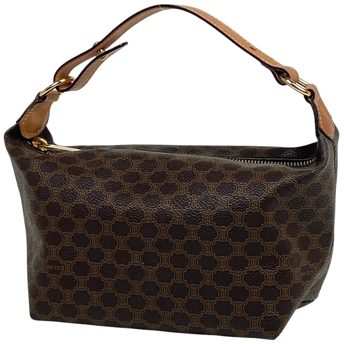 本日限定価格　セリーヌ Cマカダム アクセサリーポーチ キャンバス ハンドバッグ CELINE Cマカダム アクセサリーポーチ キャンバス