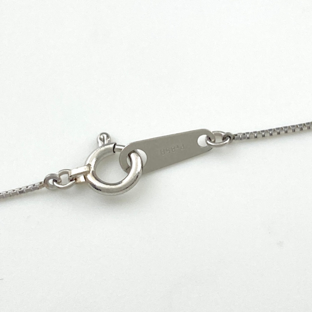 ダイヤモンド デザインネックレス プラチナ ペンダント ネックレス Pt900 Pt850 ダイヤモンド レディース 【中古】nbjwl