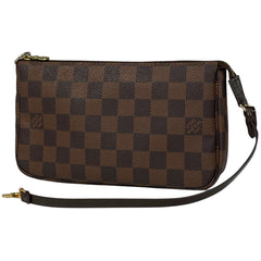 【在庫一掃】 ルイ・ヴィトン ポシェット アクセソワール メイク コスメ アクセサリーポーチ ダミエ ブラウン N41206 レディース 【中古】brbag