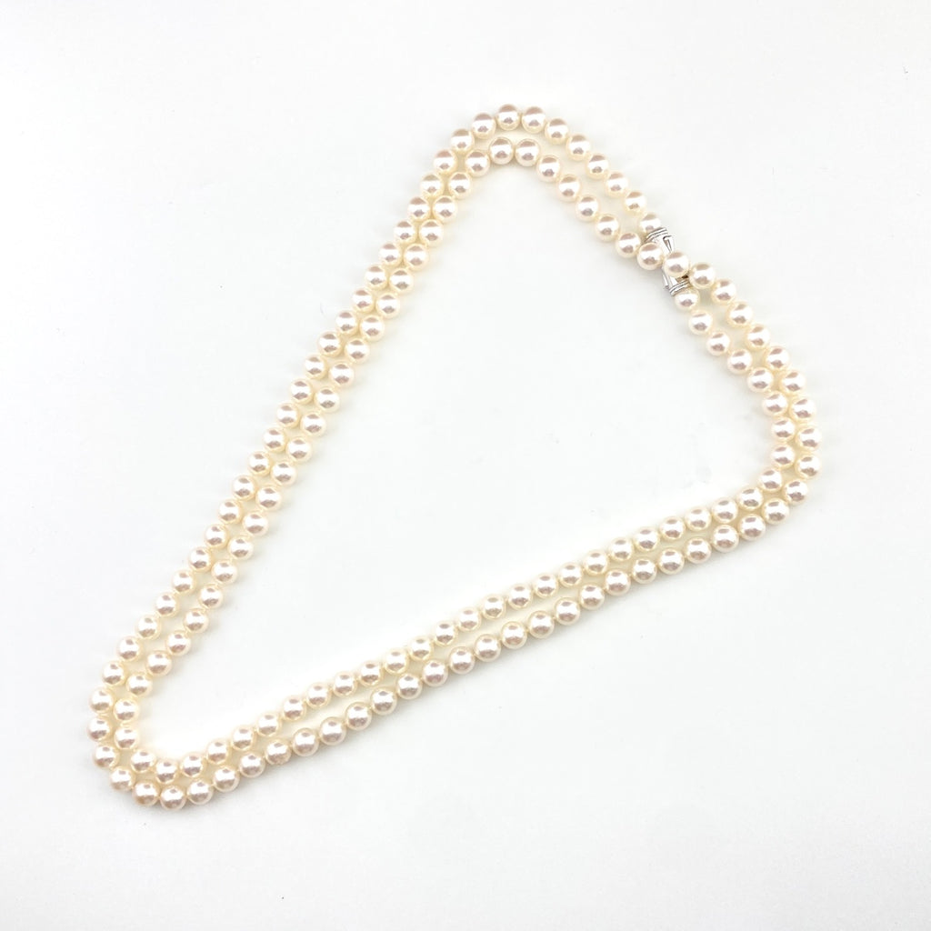 VTG ヴィンテージ 925スターリング シルバーパール 5mm ネックレス メキシコ製 VINTAGE HEAVY シルバーパールネックレス シルバー