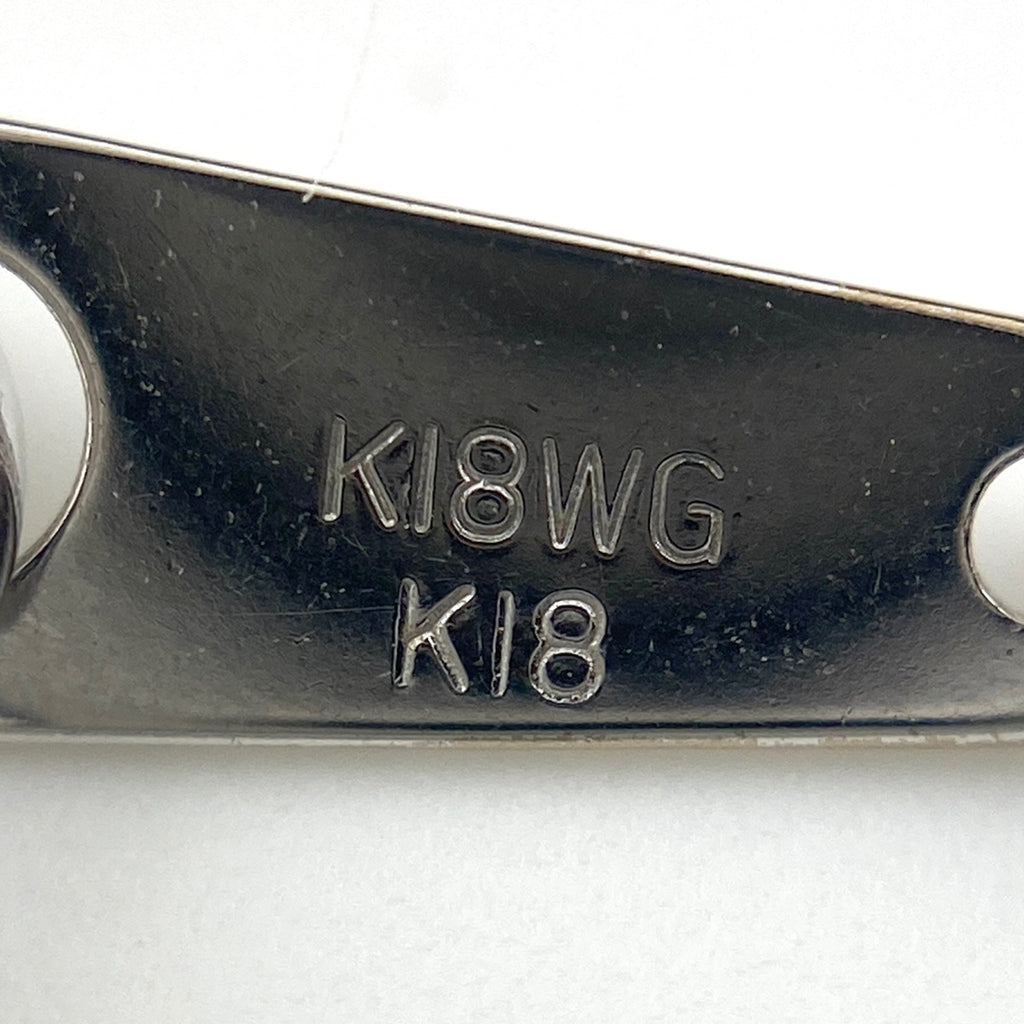 タサキ パール デザインネックレス YG イエローゴールド WG ホワイトゴールド 真珠 ネックレス K18 WG パール レディース 【中古】brjwl