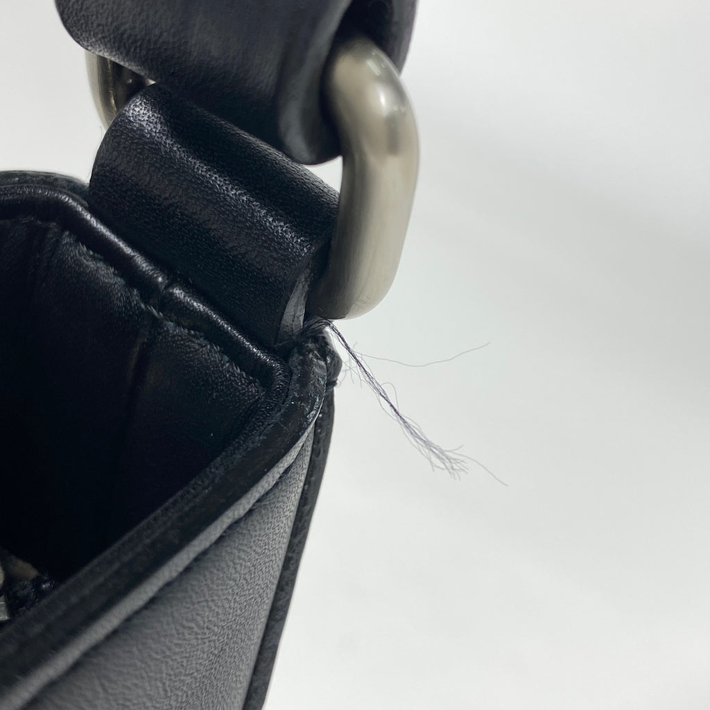 バーバリー ロゴ ショルダーバッグ ワンショルダー ショルダーバッグ レザー ブラック レディース 【中古】brbag