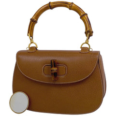 グッチ バンブー ハンドバッグ 2WAY ショルダーバッグ オールドグッチ 00021130633 ハンドバッグ レザー ブラウン レディース 【中古】brbag