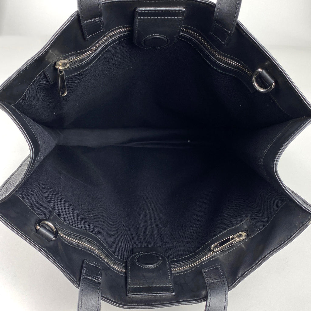 グッチ GGスプリーム トートバッグ 手提げ トートバッグ コーティングキャンバス ブラック 495559 メンズ 【中古】brbag