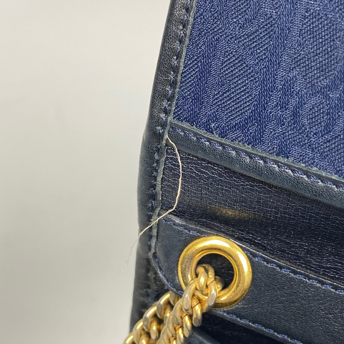クリスチャンディオール トロッター クラッチバッグ ロゴ金具 Christian Dior - CHRISTIAN DIOR トロッター柄 クラッチバッグ