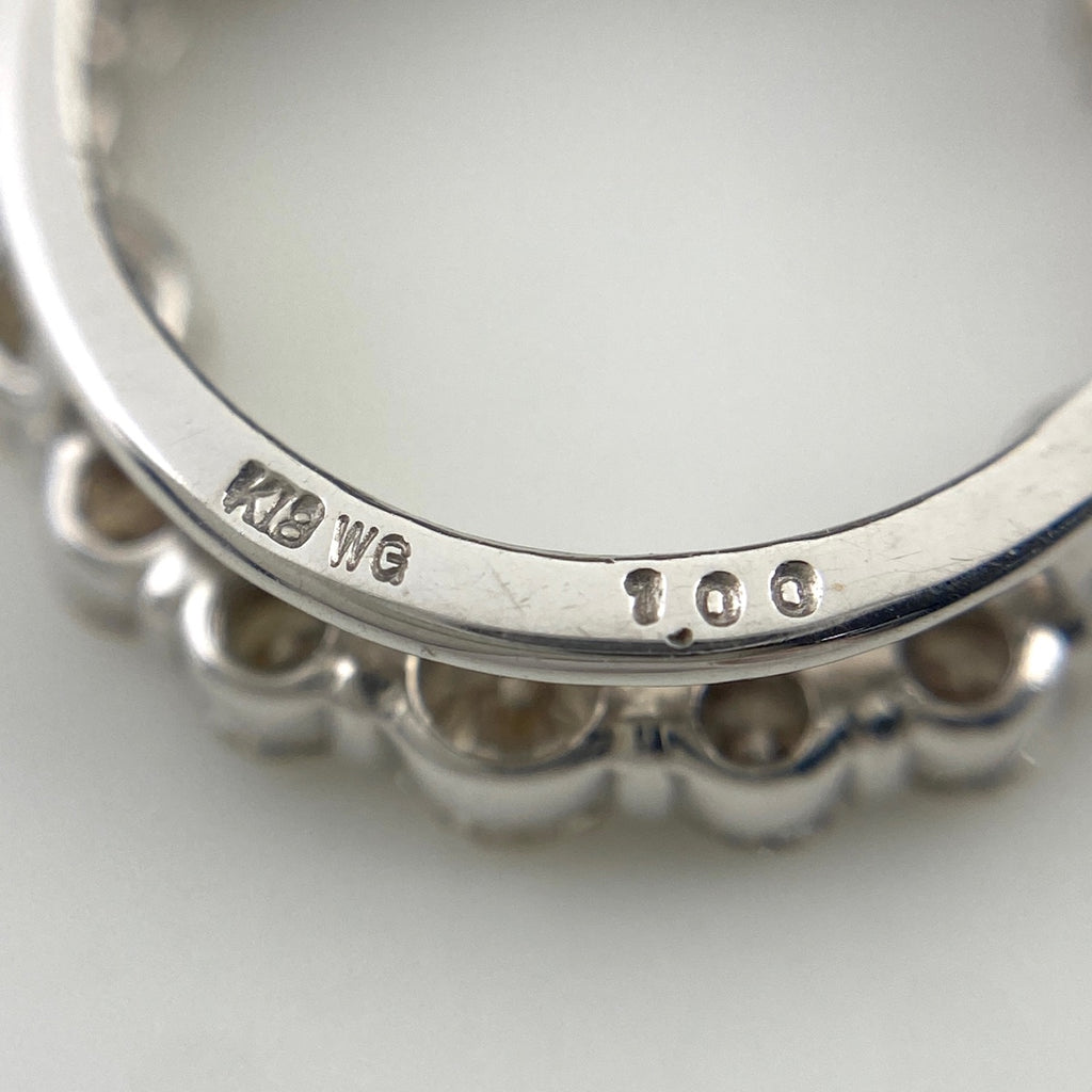 メレダイヤ ペンダントトップ WG ホワイトゴールド ペンダントトップ K18 WG ダイヤモンド レディース 【中古】nbjwl