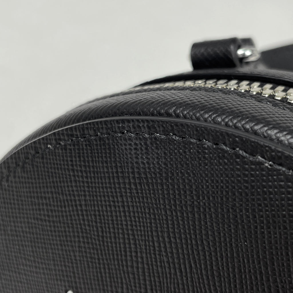 メゾン マルジェラ ミニ ラウンドバッグ 丸型 ショルダーバッグ レザー ブラック SA2VL0016 レディース 【中古】 brbag