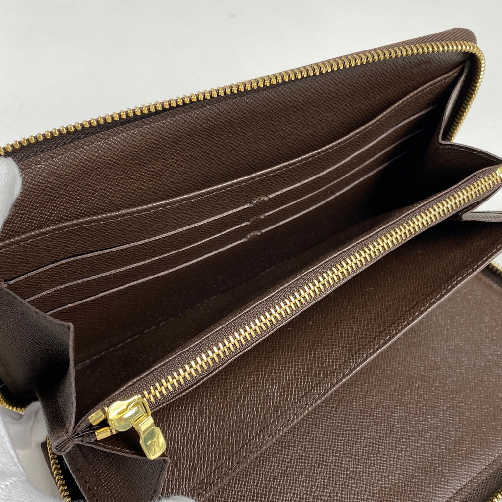 ルイ・ヴィトン ジッピー オーガナイザー ラウンドファスナー 長財布 ダミエ ブラウン N60003 レディース 【中古】 
 ラッピング可