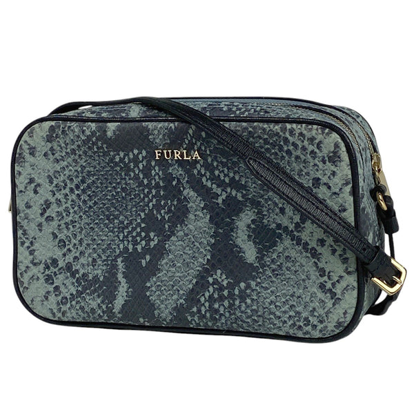 【未使用級】FURLA 2WAYバッグ パイソン型押し 本革 楽天市場】フルラ furla パイソンの通販