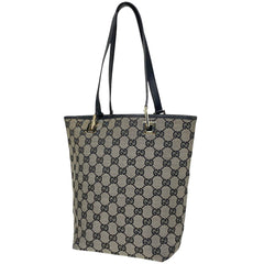 グッチ GG柄 トートバッグ ハンドバッグ トートバッグ GGキャンバス ブラック 0021099 レディース 【中古】brbag