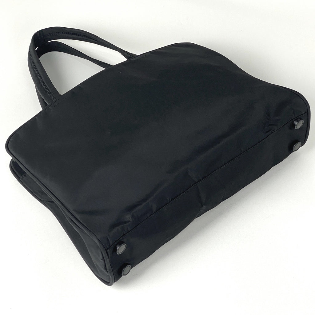 プラダ ロゴプレート ビジネスバッグ ハンドバッグ ビジネスバッグ ナイロン ネロ(ブラック) レディース 【中古】brbag