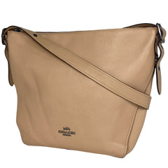 コーチ ロゴ ショルダーバッグ 斜め掛け ショルダーバッグ レザー ベージュ 21378 レディース 【中古】brbag