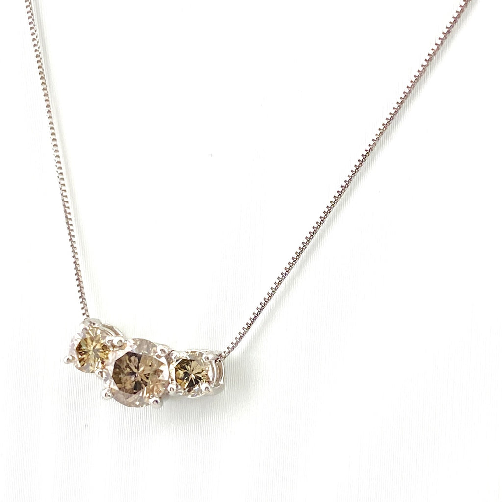 メレダイヤ デザインネックレス プラチナ ペンダント ネックレス Pt900 Pt850 ダイヤモンド レディース 【中古】nbjwl