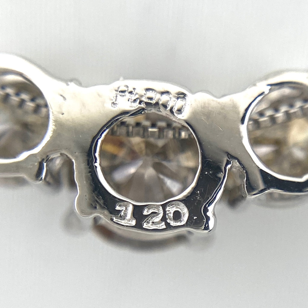 メレダイヤ デザインネックレス プラチナ ペンダント ネックレス Pt900 Pt850 ダイヤモンド レディース 【中古】nbjwl