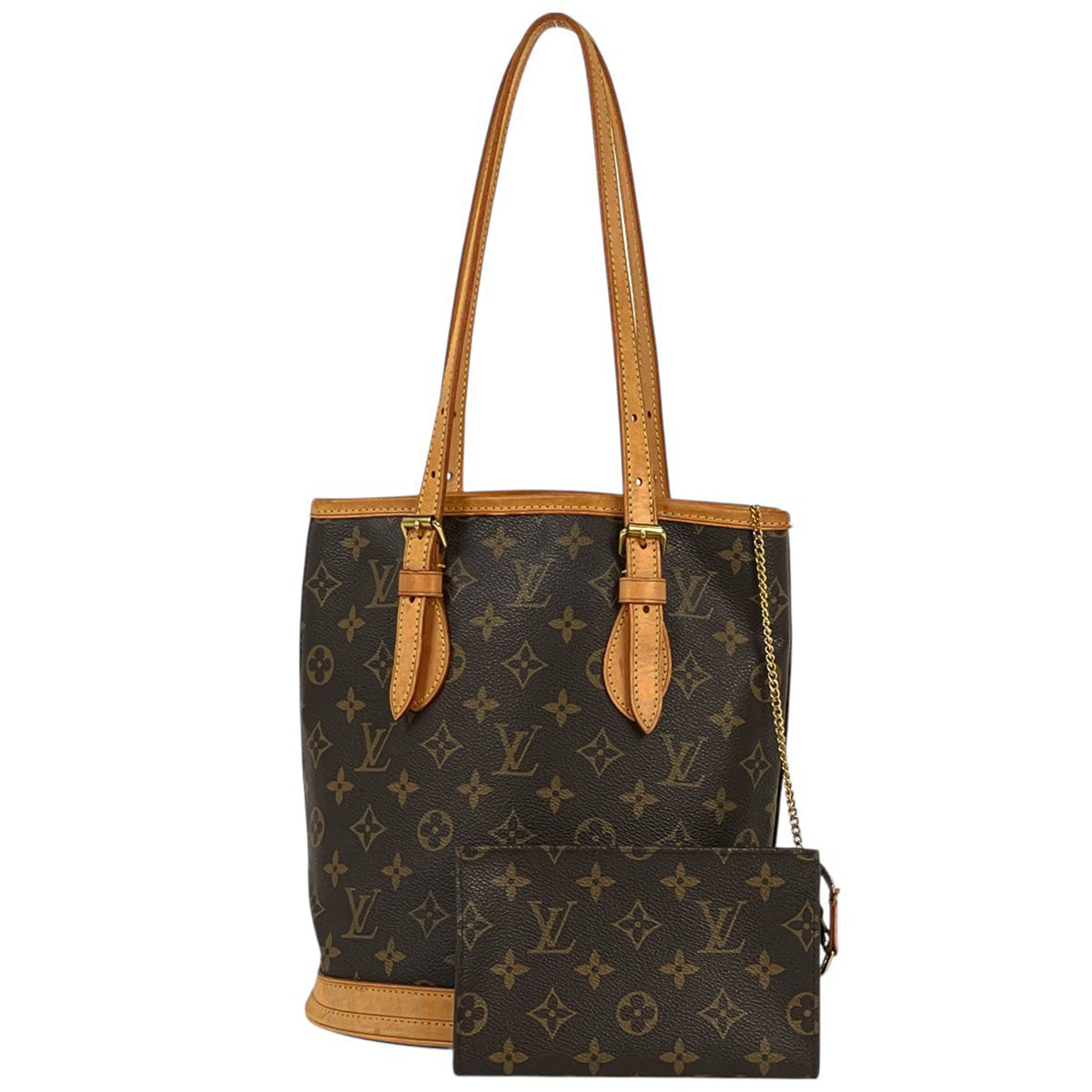 ルイヴィトン　バケツ　ポーチ付き　バケット　LOUIS VUITTON LOUIS VUITTON ルイヴィトン モノグラム ハンドバッグ バケット