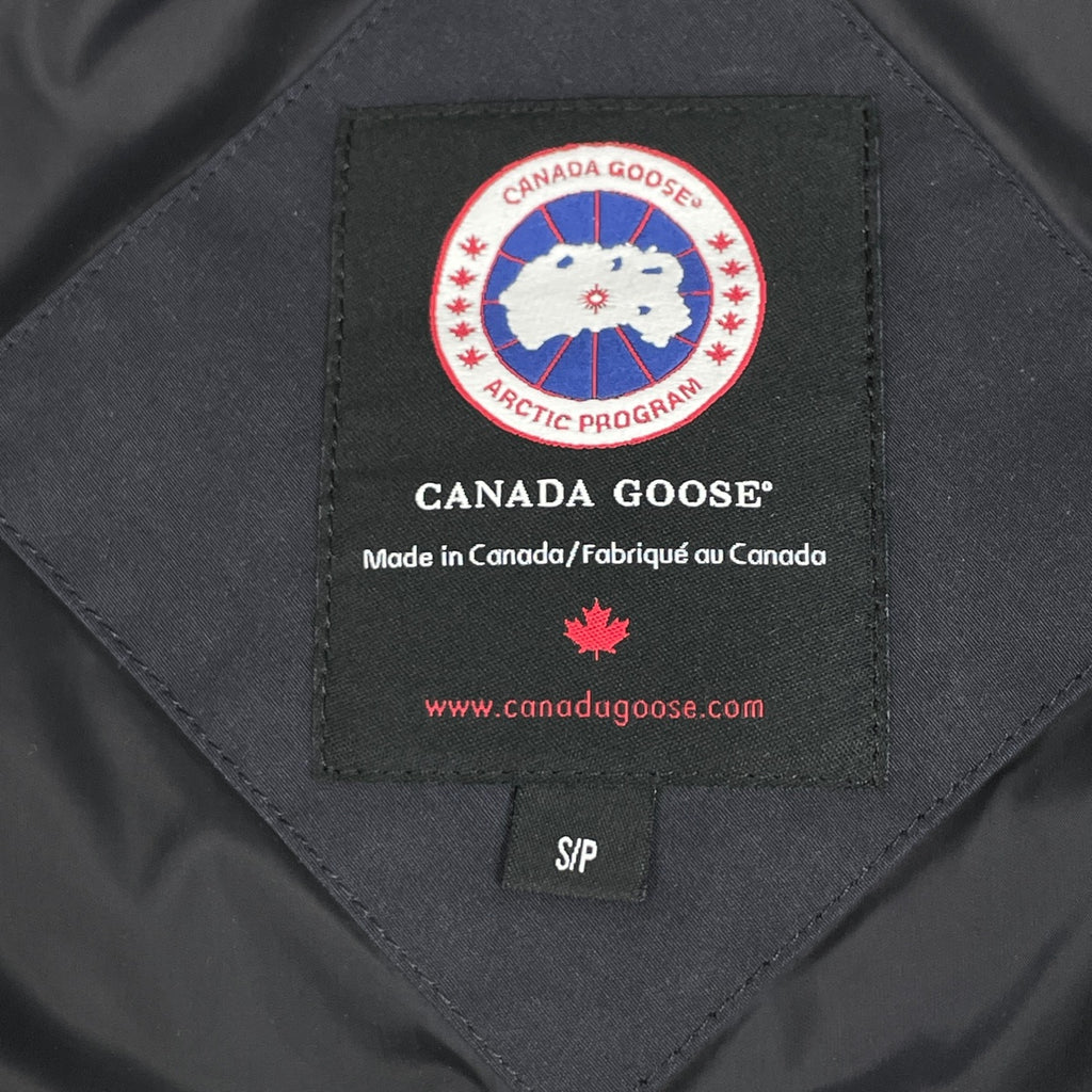 カナダグース マッケンジー ダウンコート フーディ ファー ダウンジャケット アウター ダウンコート ネイビー レディース 【中古】brapp