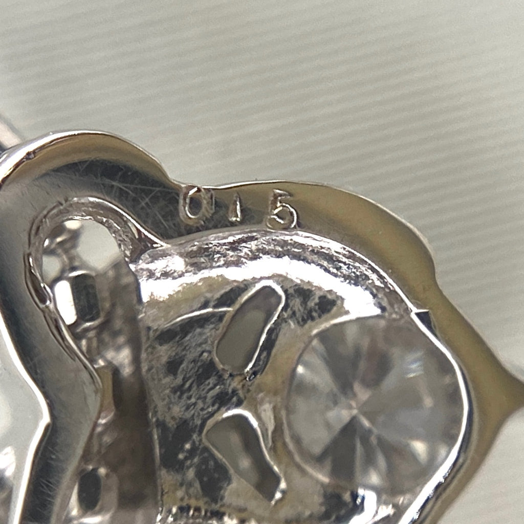 メレダイヤ デザインネックレス WG ホワイトゴールド ペンダント ネックレス K18 WG ダイヤモンド レディース 【中古】nbjwl
